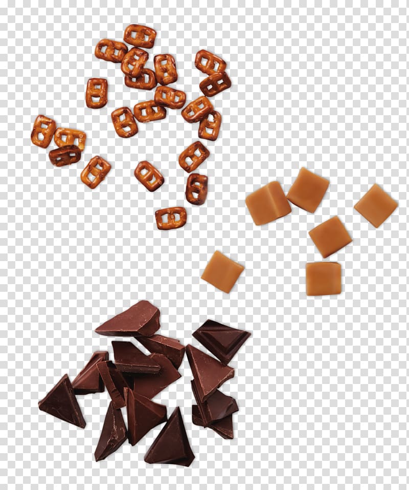 Praline Pretzel Brown Caramel Chocolate, Chocolate Pretzels transparent background PNG clipart