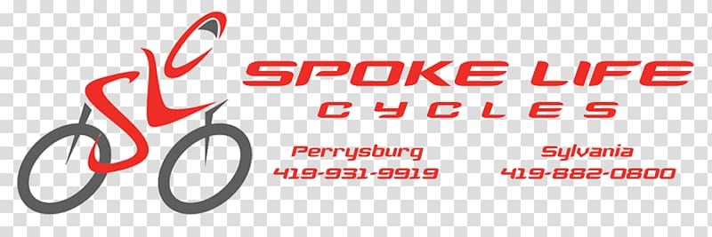 Spoke Life Cycles Perrysburg Logo Bicycle, cut the ribbon transparent background PNG clipart