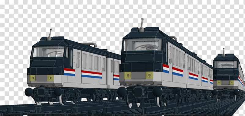 Electric locomotive Passenger car Rail transport Railroad car, the instructor trained with trumpets transparent background PNG clipart
