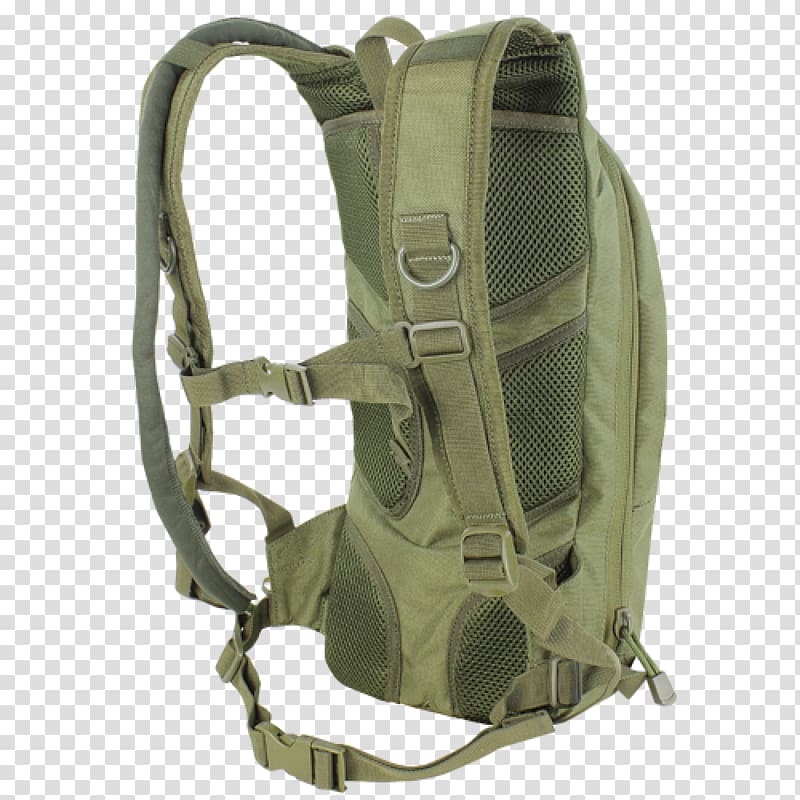 Backpack Hydration pack Condor Compact Assault Pack Hydration Systems Coyote brown, backpack transparent background PNG clipart