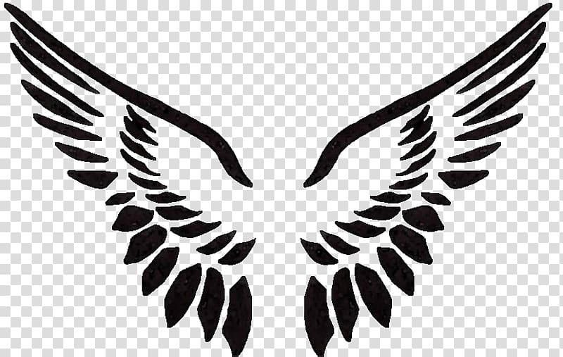Logo Decal , Tattoo wings transparent background PNG clipart