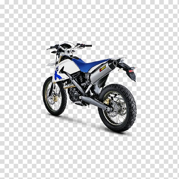 Exhaust system Supermoto Motorcycle Akrapovič BMW G650X series, motorcycle transparent background PNG clipart