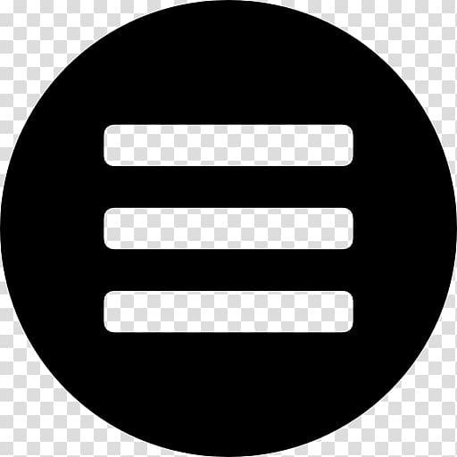 equals symbol, Menu Hamburger button Logo Chef, menu button transparent background PNG clipart