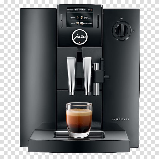 Coffee Espresso Machines Jura Elektroapparate Jura IMPRESSA F8, Coffee transparent background PNG clipart