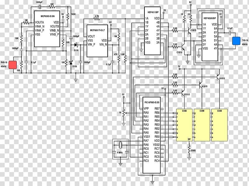 Electrical network Floor plan Technical drawing Electronic component Engineering, measure the ultrasonic distance transparent background PNG clipart