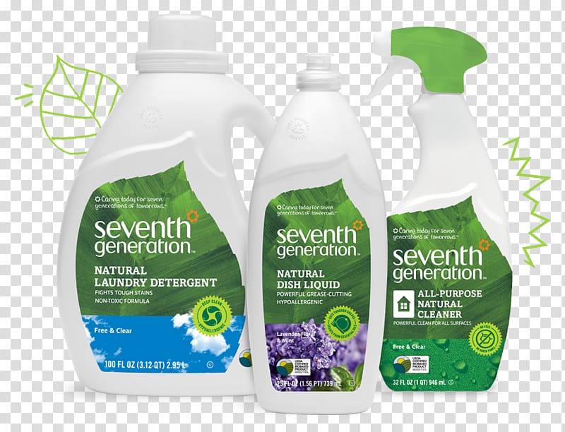 Laundry Detergent Seventh Generation, Inc. Dishwashing liquid, Organic trash transparent background PNG clipart