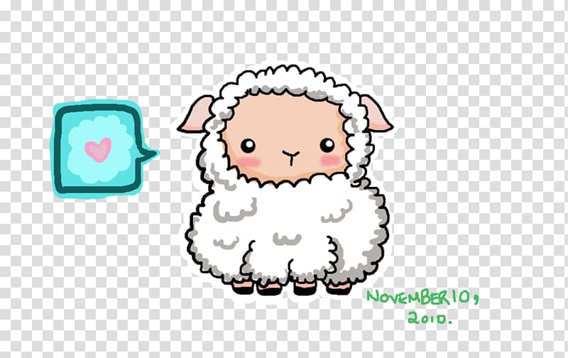 Sheep Drawing Chibi Idea, lovesickness transparent background PNG clipart