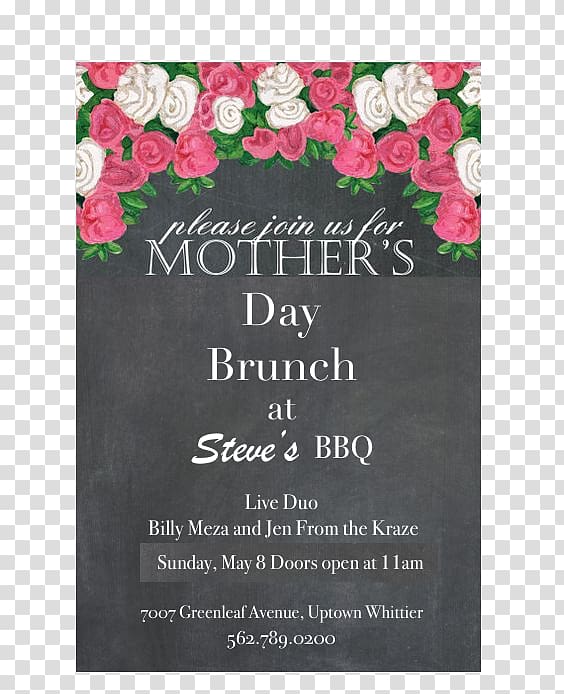 Mother's Day Wedding invitation Flyer Brunch, Mothers Day Brunch transparent background PNG clipart