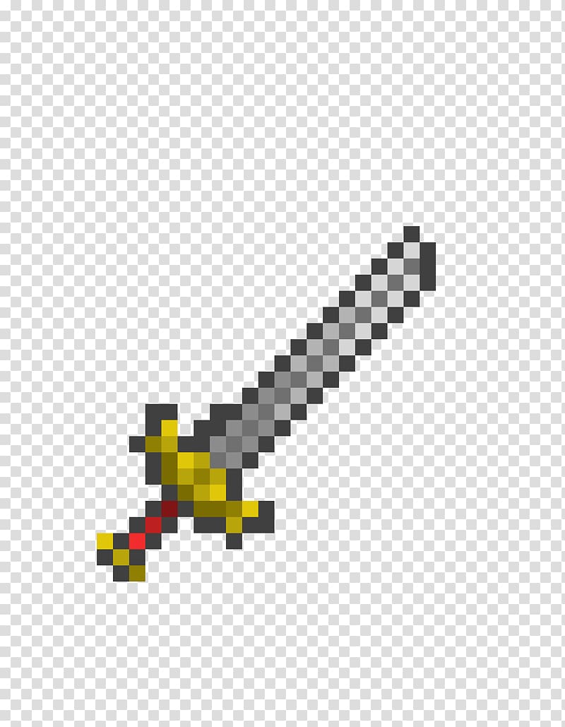 Minecraft diamond sword pixel art grid,diamond sword transparent background