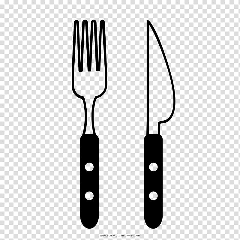 Fork Steak knife Drawing Table Knives, garfo transparent background PNG clipart