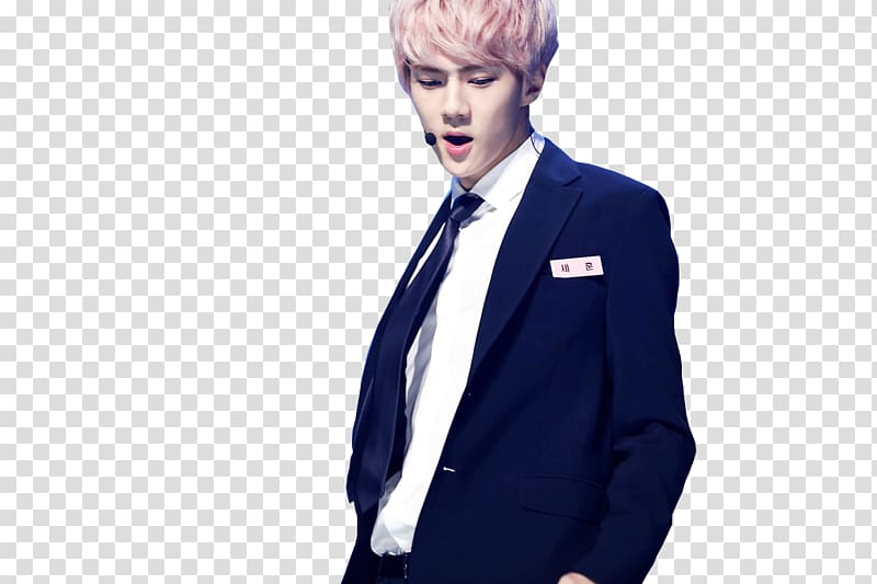 Blazer Tuxedo M. Necktie, Sehun transparent background PNG clipart