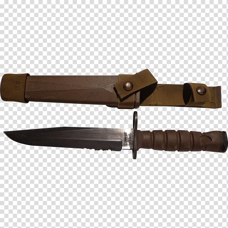 Bowie knife Melee weapon Hunting & Survival Knives, knives transparent background PNG clipart
