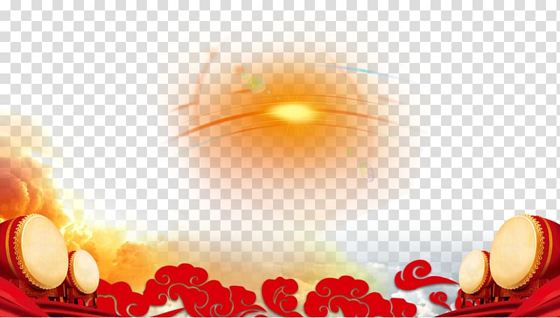 Chinese New Year Festival , Posters creative light effect transparent background PNG clipart