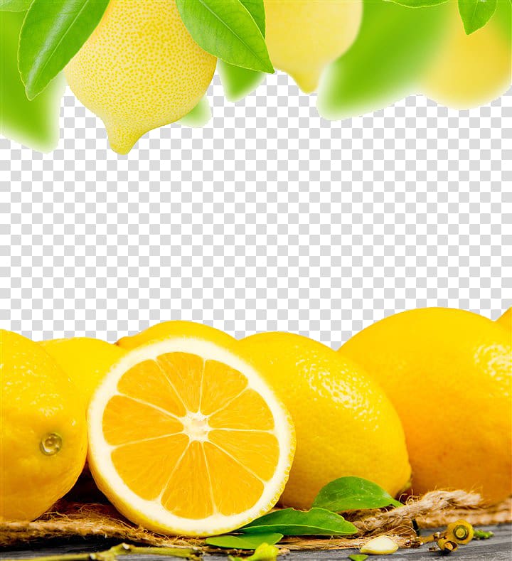 Yellow Auglis Lemon Fruit Food, Lemon material transparent background PNG clipart