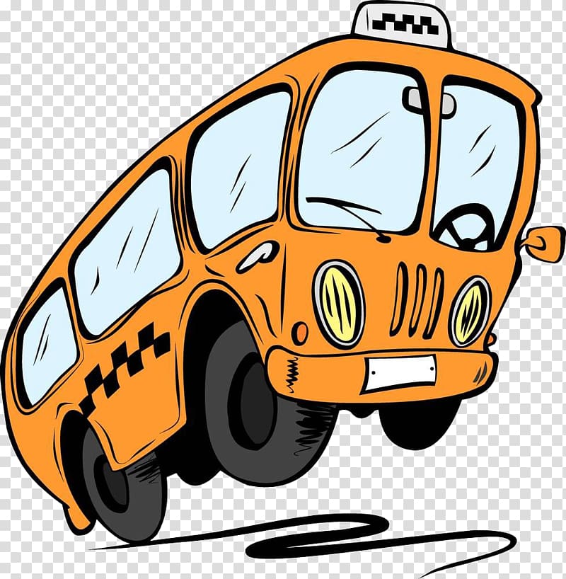 School bus Cartoon , Flew the bus transparent background PNG clipart