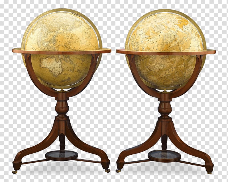 Celestial globe Map World Cartography, antique table transparent background PNG clipart