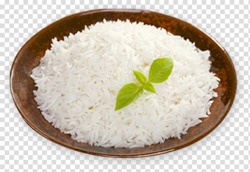 cooked rice in plate