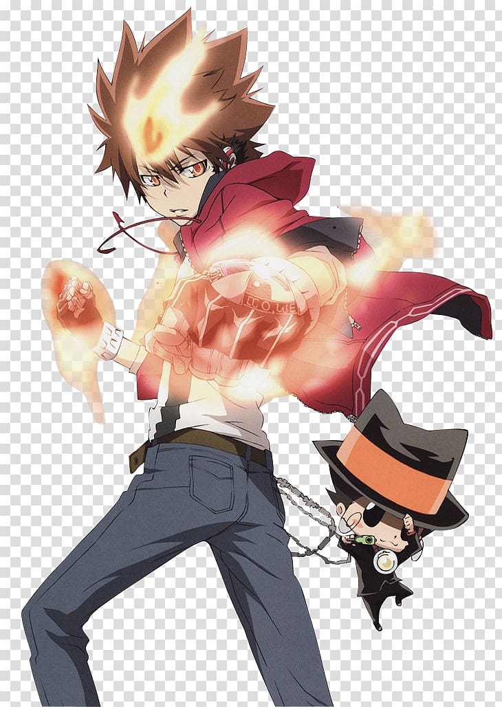 Tsunayoshi Sawada Reborn! Kyoya Hibari Manga Anime, reborn, hat