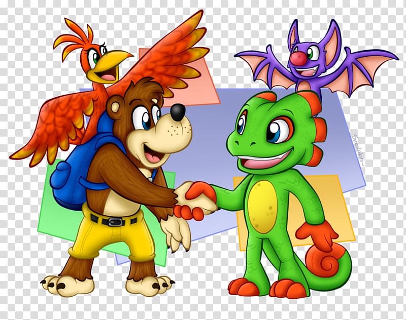 Yooka-Laylee Banjo-Kazooie: Nuts & Bolts Video game Rare, nice transparent background PNG clipart