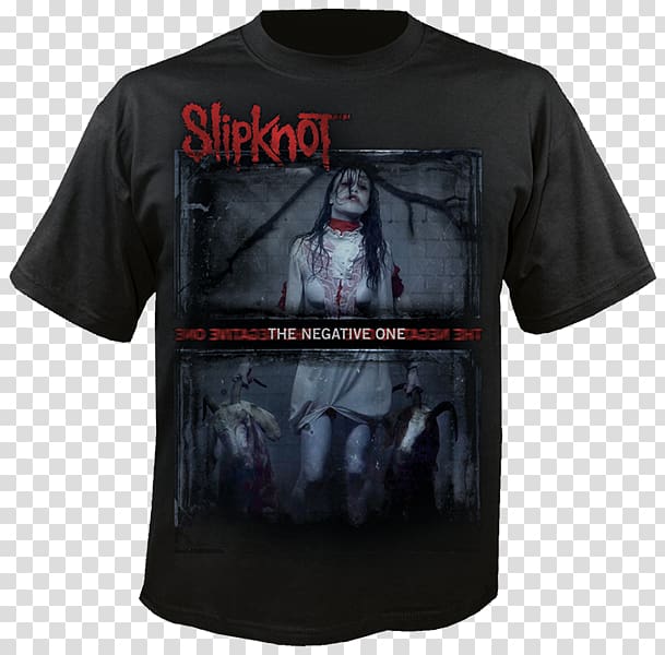 Printed T-shirt The Negative One Slipknot, T-shirt transparent background PNG clipart