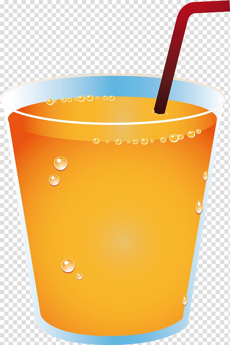 Orange juice Orange drink Orange soft drink Cup, Orange juice cups transparent background PNG clipart