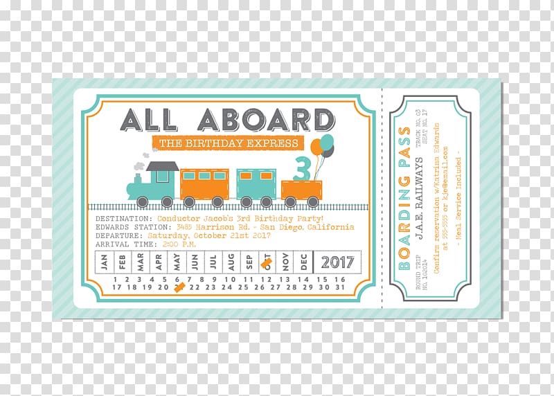 Train ticket Wedding invitation Bus Rail transport, train transparent background PNG clipart