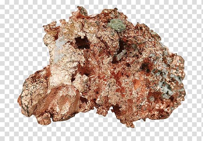Base metal Copper Ore Mineral, iron ore transparent background PNG clipart