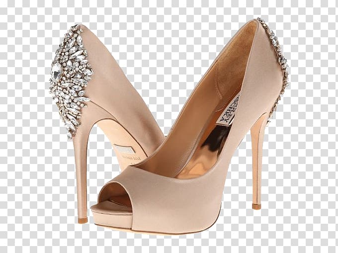 Badgley Mischka Peep-toe shoe Court shoe High-heeled footwear Stiletto heel, Satin Sandal transparent background PNG clipart
