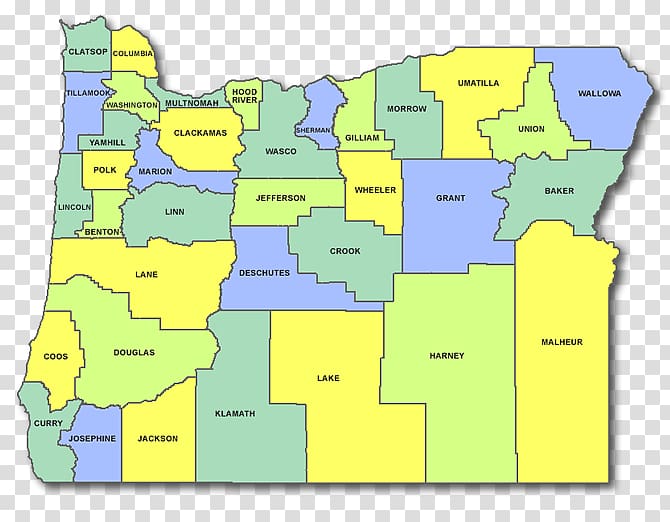 Deschutes County, Oregon Washington County, Oregon Coos County, Oregon Multnomah County Map, map transparent background PNG clipart