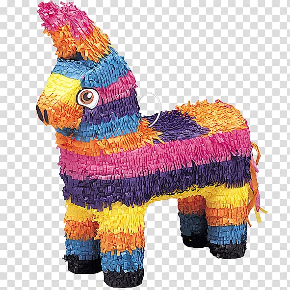 Donkey Piñata Party Birthday Toy, donkey transparent background PNG clipart