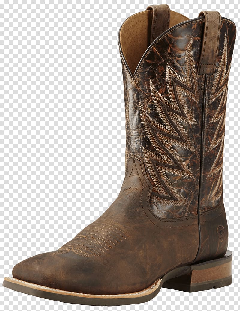 Cowboy boot Ariat Western wear, boot transparent background PNG clipart