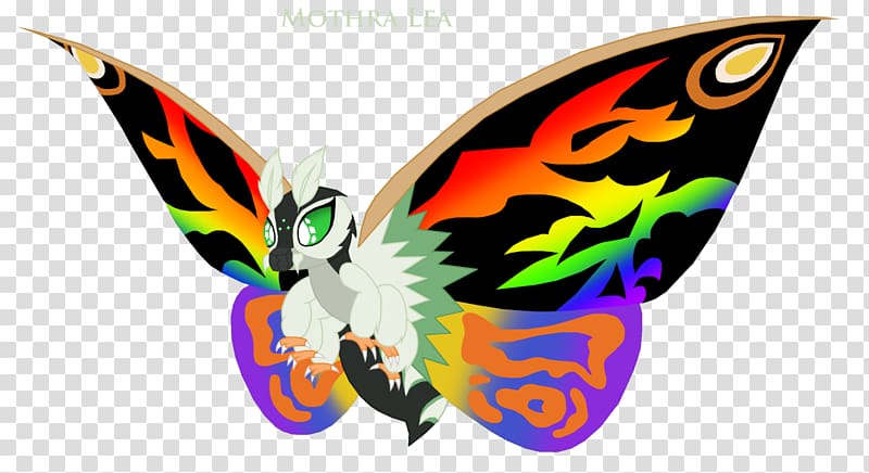 Mothra Godzilla Junior Battra Mechagodzilla, fan color transparent background PNG clipart