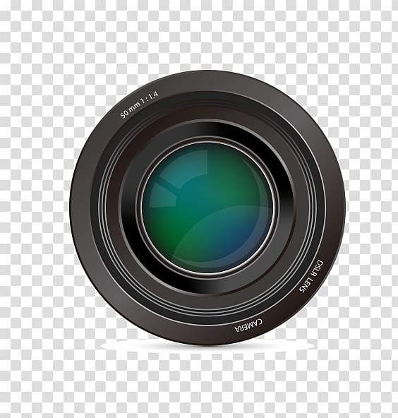 black Canon zoom lens, Camera lens Lens cover Teleconverter Mirrorless interchangeable-lens camera, Hand-painted the camera lens material transparent background PNG clipart