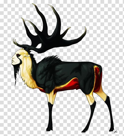 Reindeer The Endless Forest Saosin Bearded vulture, watercolor elk transparent background PNG clipart