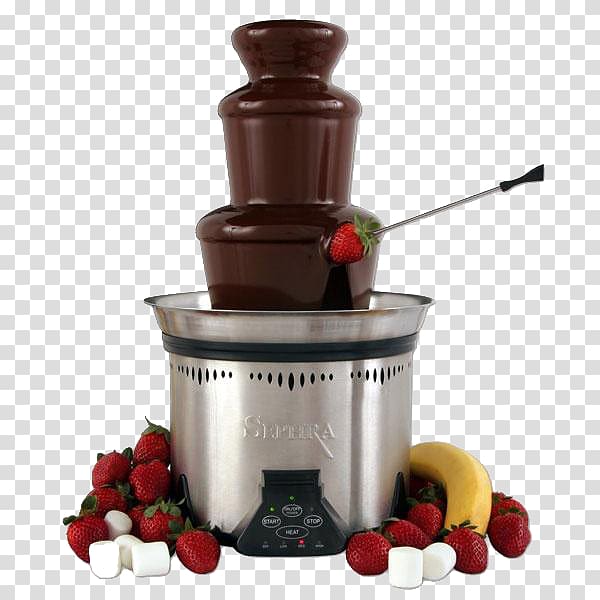 Chocolate Fondue Chocolate fountain Buffet, chocolate transparent background PNG clipart