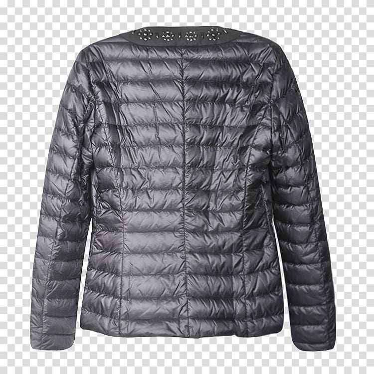 Leather jacket Outerwear Moncler, Ms. Down Jacket transparent background PNG clipart