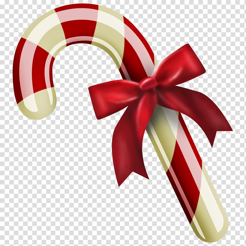 Candy cane Stick candy Christmas, pepermint transparent background PNG clipart