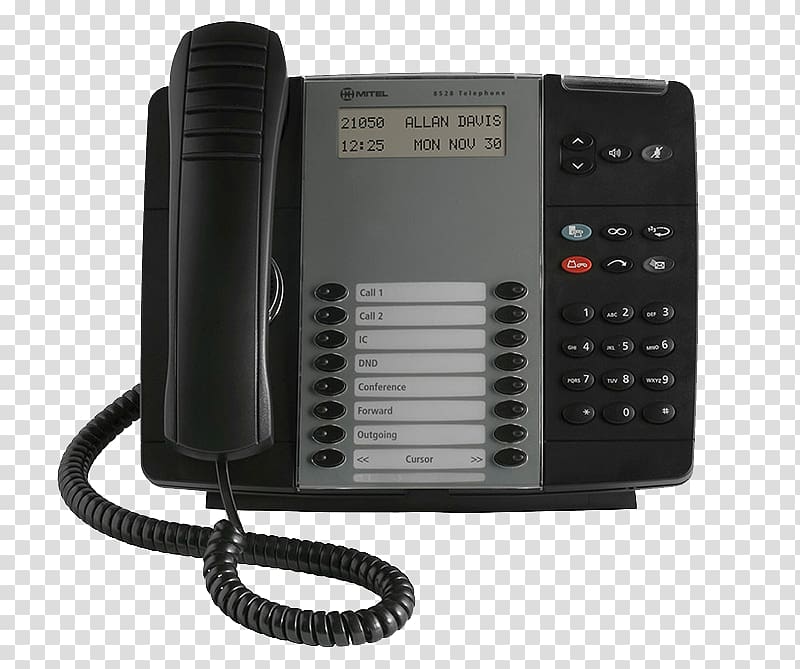 Bt Quantum 8528 Digital Telephone Mitel Business telephone system VoIP phone, Digital Enhanced Cordless Telecommunications transparent background PNG clipart