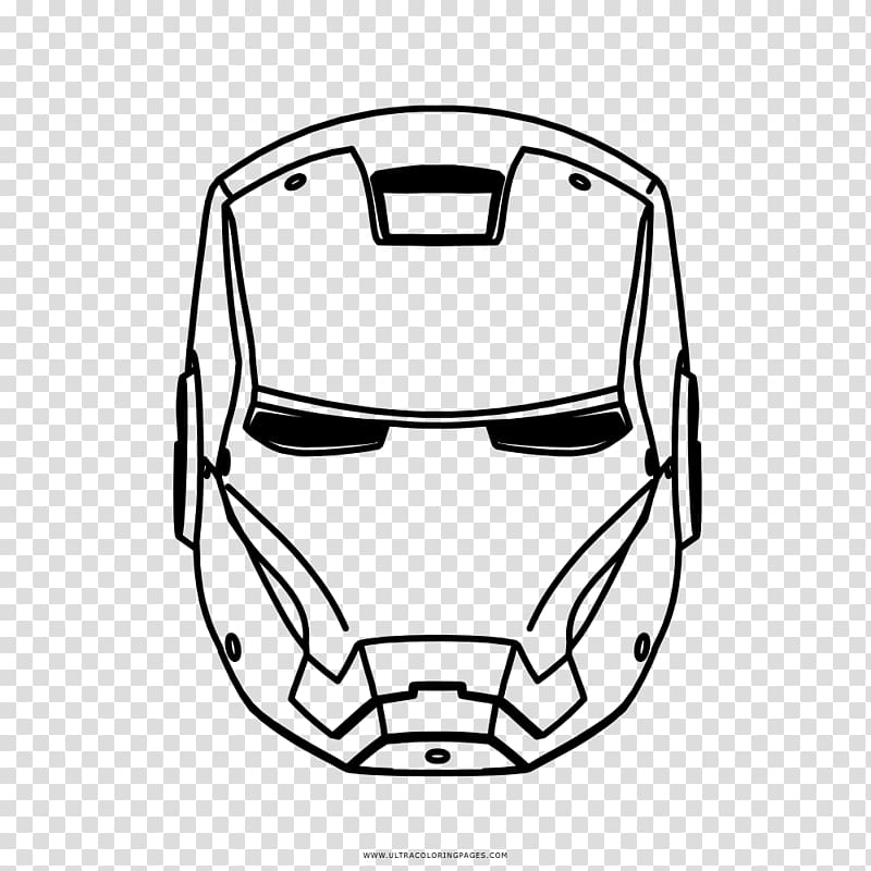 Iron Man Spider-Man Drawing Mask Coloring book, iron man sketch transparent background PNG clipart