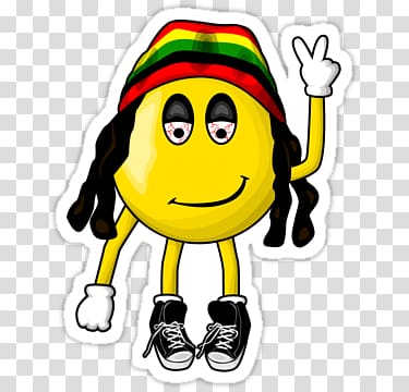 Smiley T-shirt Emoticon Rastafari Lion of Judah, smiley transparent background PNG clipart