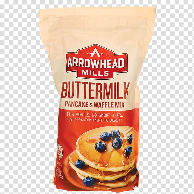 Pancake Waffle Buttermilk Organic food Arrowhead Mills, flour transparent background PNG clipart