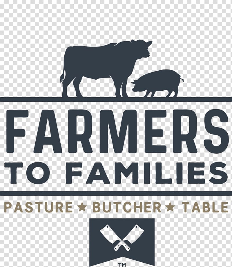Cattle Farmer Organic food Logo, meat transparent background PNG clipart
