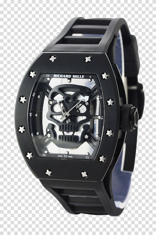 Counterfeit watch Quartz clock Richard Mille Tourbillon, watch transparent background PNG clipart