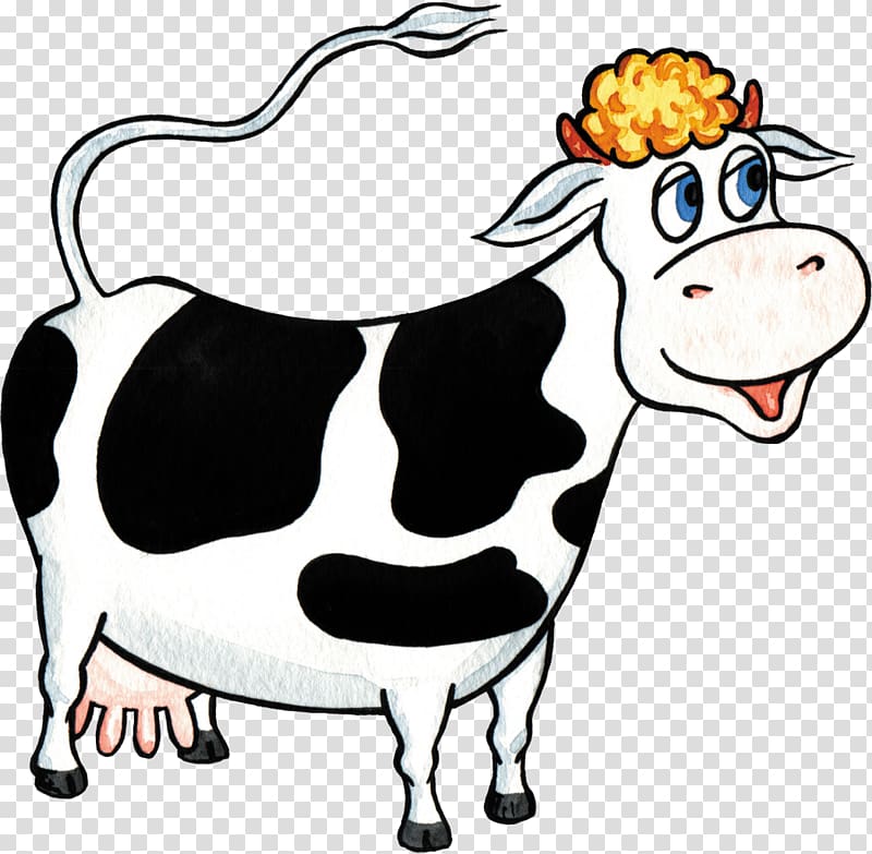 Cattle Milk Calf Wild yak Domestic pig, clarabelle cow transparent background PNG clipart