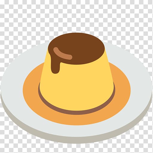 Crème caramel Custard Food Emoji Natillas, Emoji transparent background PNG clipart