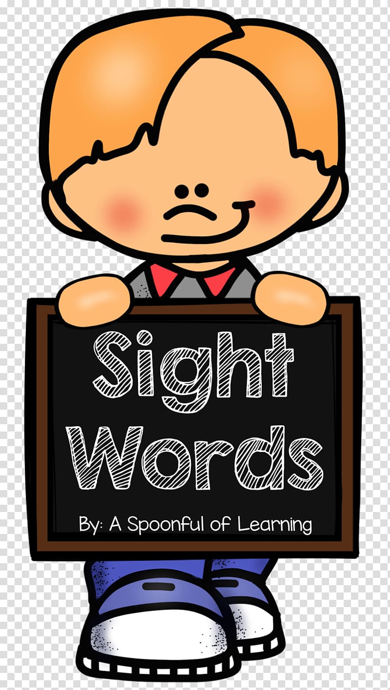 Sight word Learning , Sight Word transparent background PNG clipart