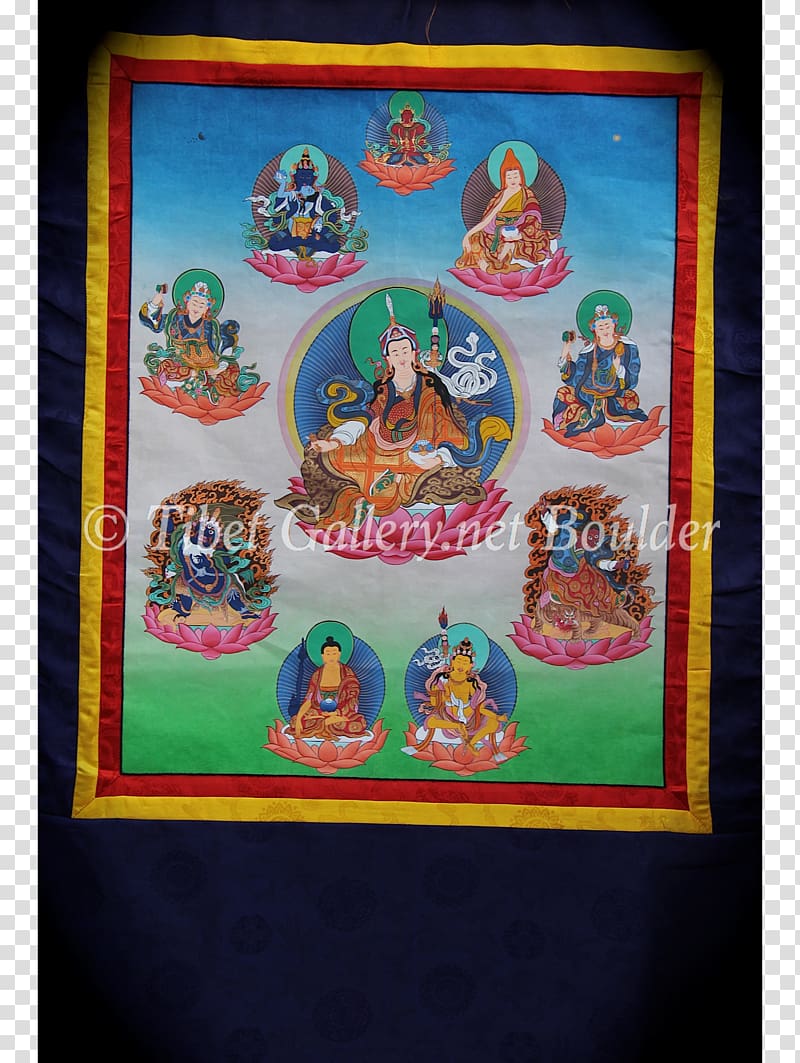 Padmasambhava Oddiyana Standard Tibetan Thangka, thangka transparent background PNG clipart