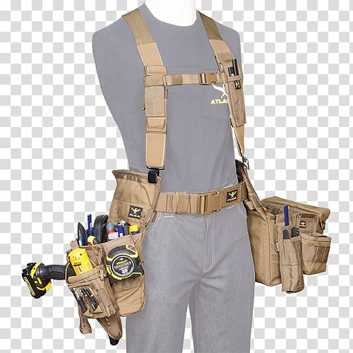 Atlas 46 Climbing Harnesses Belt Tool Carpenter, tool belt transparent background PNG clipart