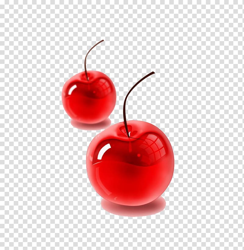 Cherry Red Glass Tutorial, Red Cherry transparent background PNG clipart