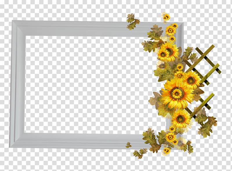 rectangular grey floral frame, frame Flower, Floral border floral border creative background material ps transparent background PNG clipart